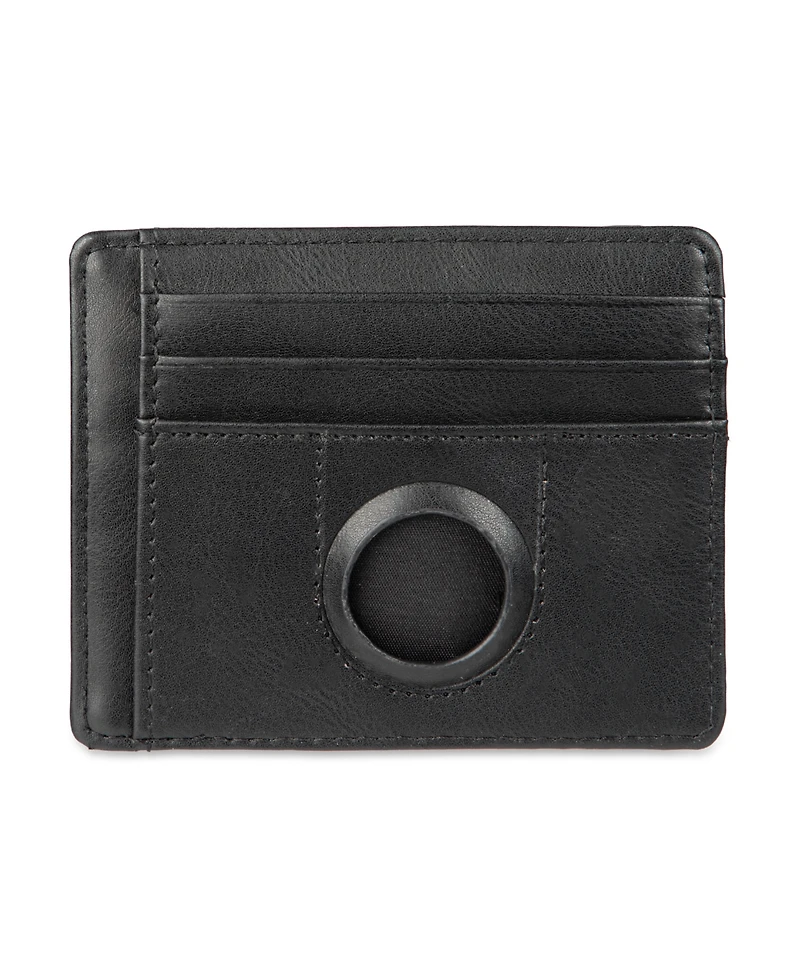 Kenneth Cole Reaction Men's Rfid Extra Capacity Carbon Fiber Card Case Wallet