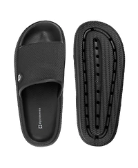Alpine Swiss Men's Omar Slides Pillow Slippers Ultra Cushioned Cloud Slide Sandal