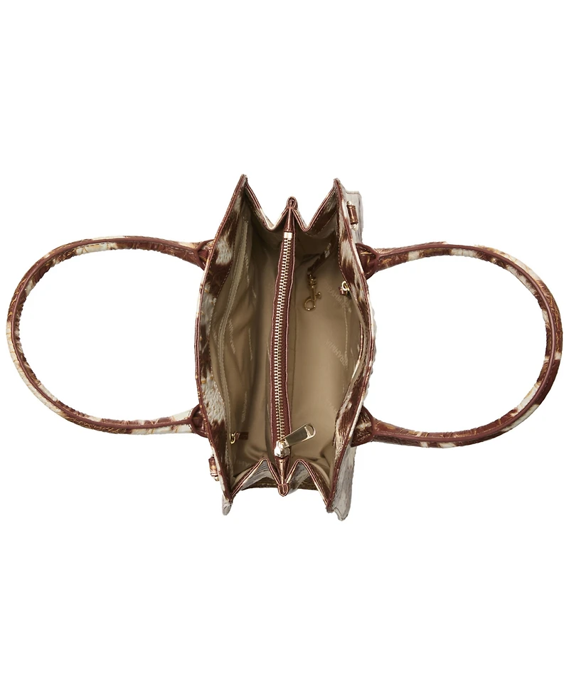 Brahmin Rosetta Melbourne Leather Satchel