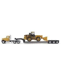 1/87 Caterpillar CT681 Day Cab with Lowboy & 950G Wheel Loader