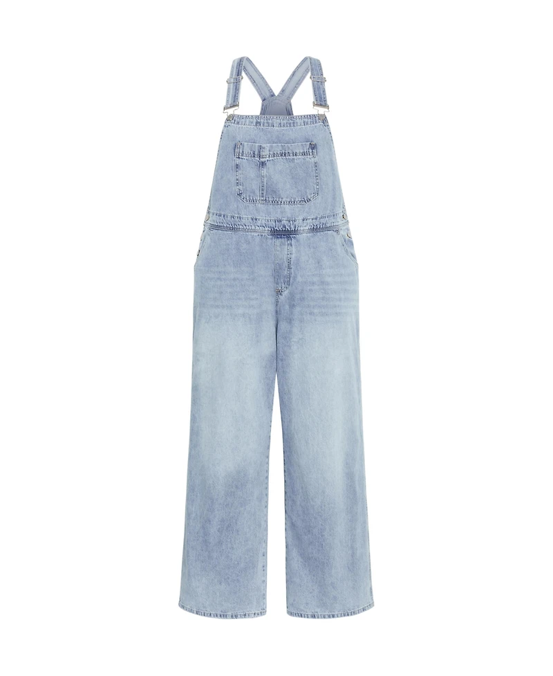 City Chic Plus Size Pinafore Overall