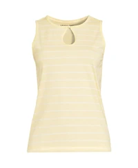 Lands' End Women's Petite Supima Keyhole Tank