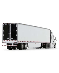First Gear Dcp 1/64 Freightliner 2018 Cascadia Sleeper w/ 53' Utility Trailer & Thermo King Reefer