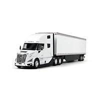 1/50 White Volvo Vnl 860 with White 53ft Trailer by First Gear