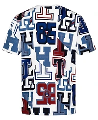 Tommy Hilfiger Little and Toddler Boys Varsity Letters Print Short Sleeve T-Shirt