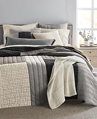 Oake Striped & Stitched 3-Pc. Quilt Set, Full/Queen, Exclusively at Macy's