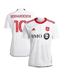 Adidas Men's Federico Bernardeschi White Toronto Fc 2024 Gta Kit Replica Player Jersey