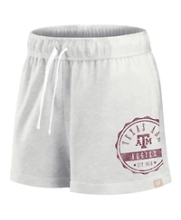 Fanatics Women's Oatmeal Texas A&M Aggies Win Badge Shorts