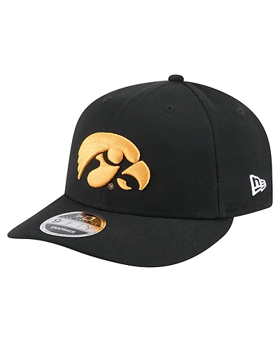New Era Men's Black Iowa Hawkeyes Low Profile 9FIFTY Snapback Hat