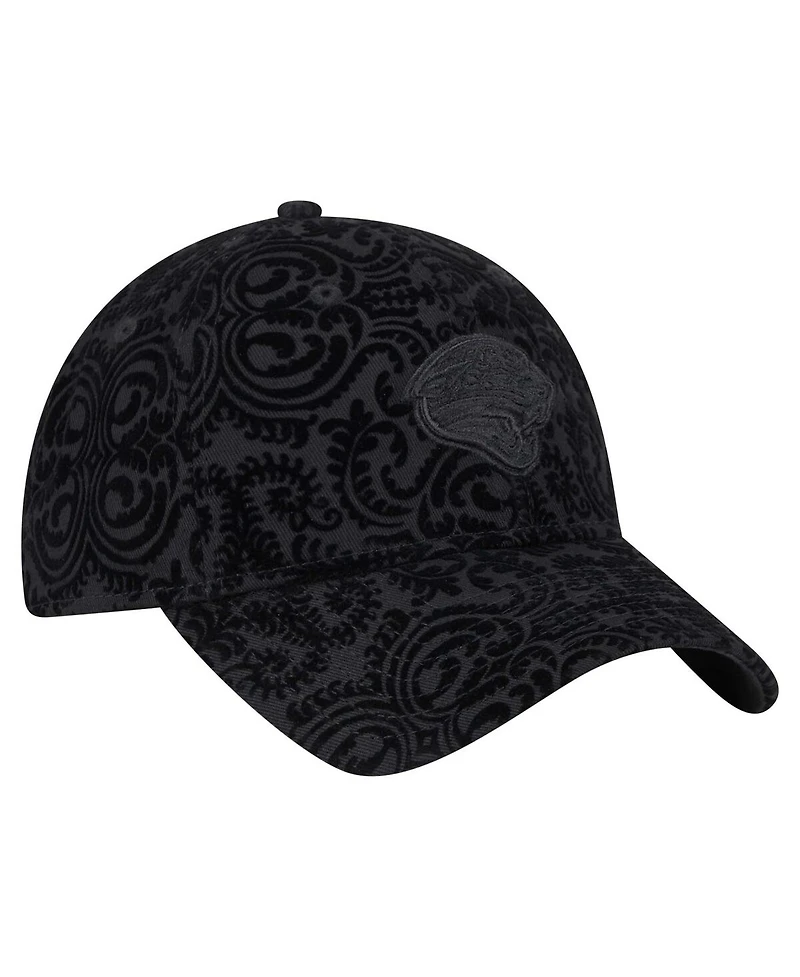 New Era Women's Black Jacksonville Jaguars Throwback Flair 9TWENTY Adjustable Hat