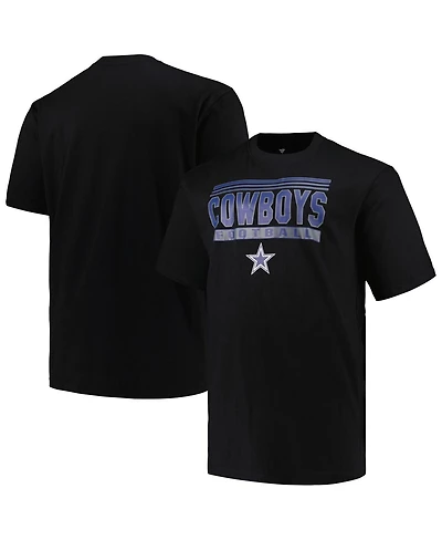 Fanatics Men's Black Dallas Cowboys Big Tall Pop T-Shirt