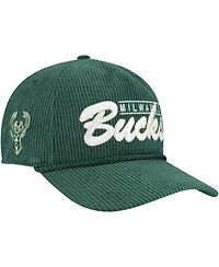 '47 Brand Men's Green Milwaukee Bucks Double Header Sidepatch Cord Hitch Adjustable Hat
