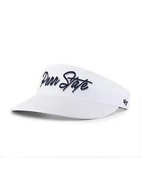 '47 Brand Men's White Penn State Nittany Lions Melbourne Brrr Adjustable Visor Hat