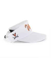 '47 Brand Men's White Virginia Cavaliers Melbourne Brrr Adjustable Visor Hat