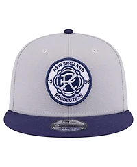 New Era Men's Gray New England Revolution Color Pack Two-Tone 9FIFTY Snapback Hat