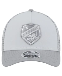 New Era Men's Gray Fc Cincinnati Color Pack 9FORTY M-Crown A-Frame Adjustable Trucker Hat