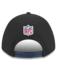 New Era Big Boys and Girls Black/Navy Dallas Cowboys 2025 Nfl Draft 9FORTY A-Frame M-Crown Adjustable Hat