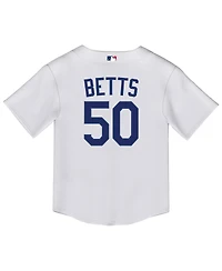 Nike Baby Boys and Girls Mookie Betts White Los Angeles Dodgers Home Replica Jersey