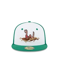 New Era Men's White Worcester Red Sox Theme Nights 59FIFTY Fitted Hat