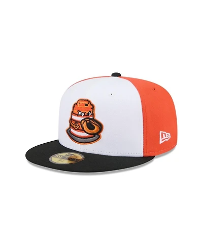 New Era Men's White Peoria Chiefs Theme Nights 59FIFTY Fitted Hat