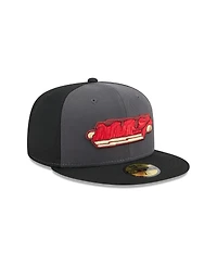New Era Men's Gray Memphis Redbirds Theme Nights 59FIFTY Fitted Hat