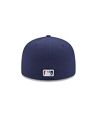 New Era Men's Navy Fort Myers Mighty Mussels Theme Nights 59FIFTY Fitted Hat