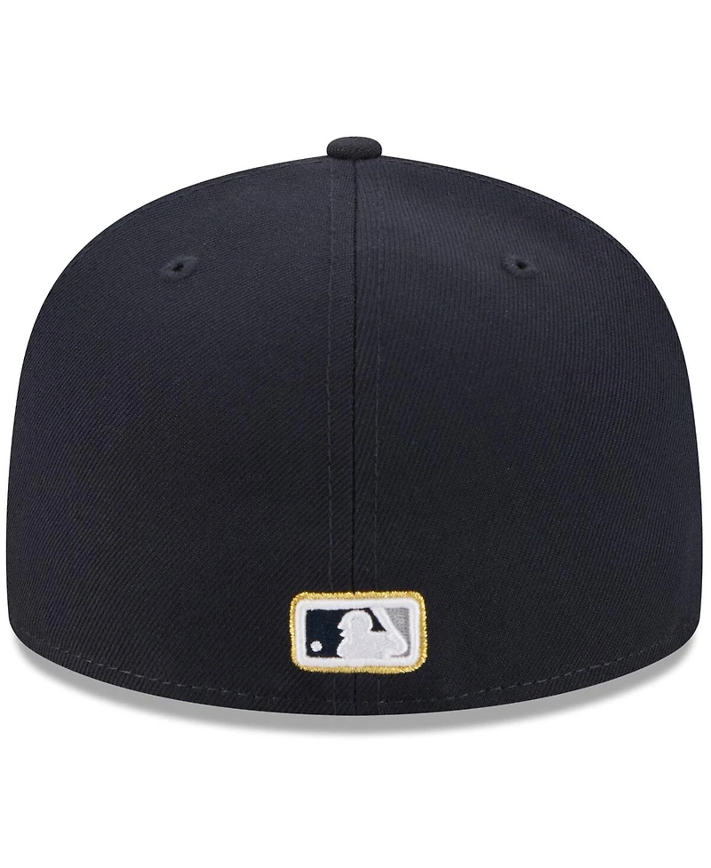 New Era Men's Navy York Yankees 2025 59FIFTY Day Fitted with Pins Hat