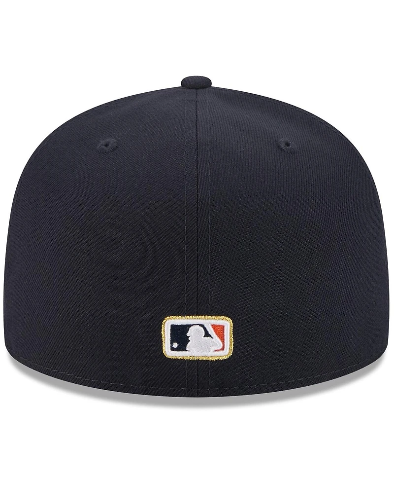 New Era Men's Navy Detroit Tigers 2025 59FIFTY Day Fitted with Pins Hat