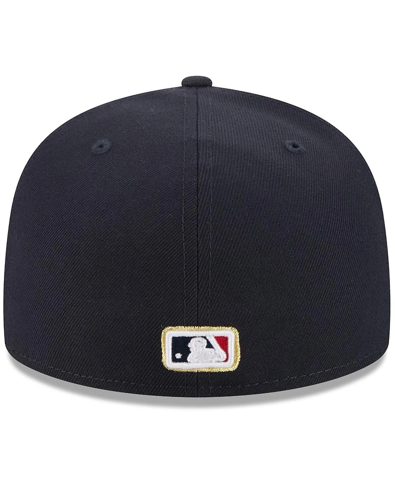 New Era Men's Navy Boston Red Sox 2025 59FIFTY Day Fitted with Pins Hat