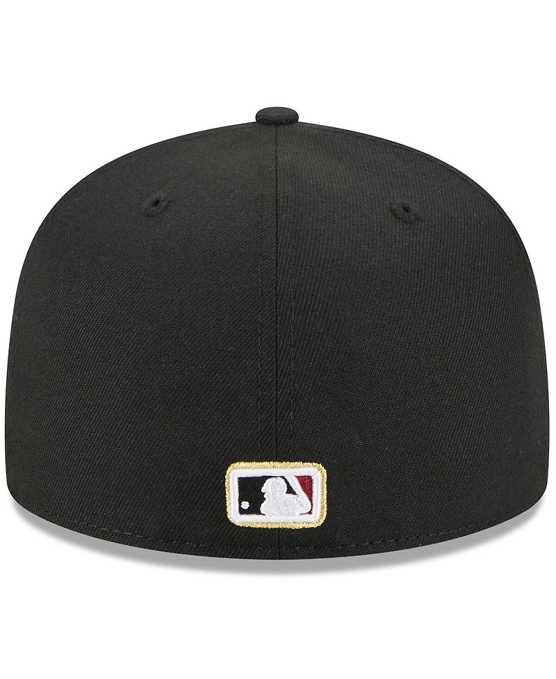 New Era Men's Black Arizona Diamondbacks 2025 59FIFTY Day Fitted with Pins Hat