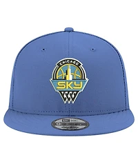 New Era Men's and Women's Sky Blue Chicago Sky Logo 9FIFTY Snapback Hat