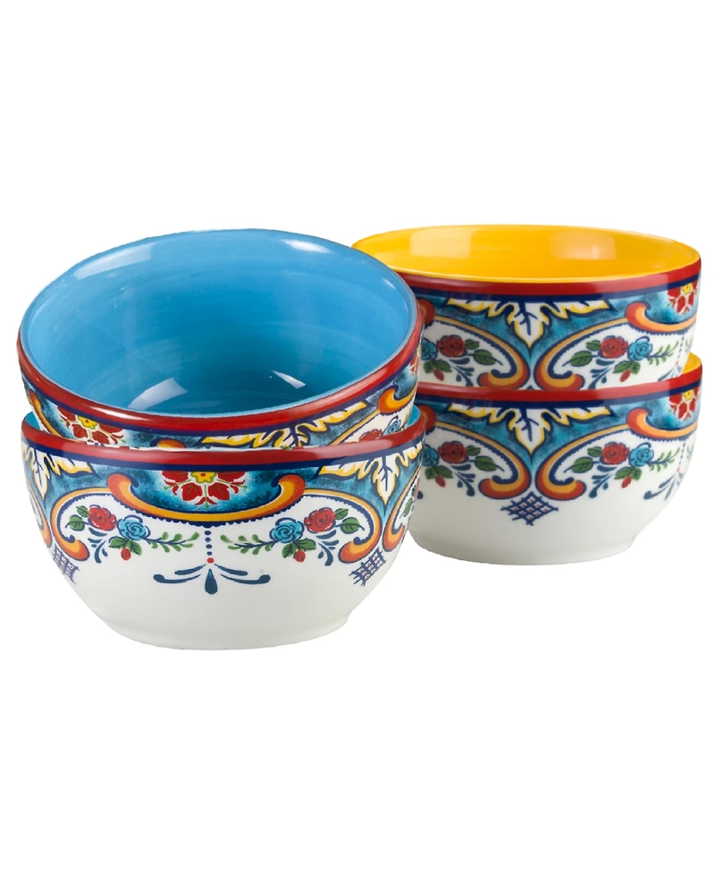 Euro Ceramica Zanzibar Dipping Bowls, Set of 4