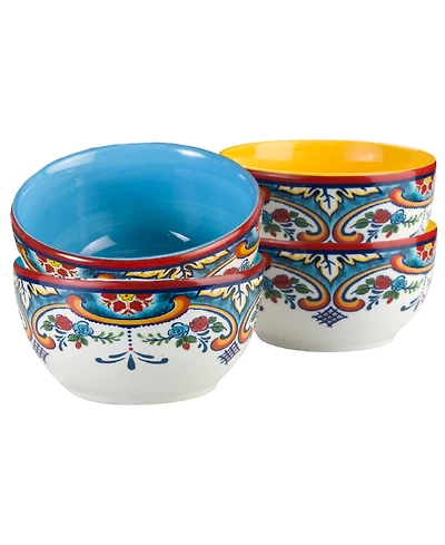 Euro Ceramica Zanzibar Dipping Bowls, Set of 4