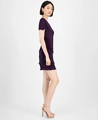 Connected Petite Jacquard Sheath Dress
