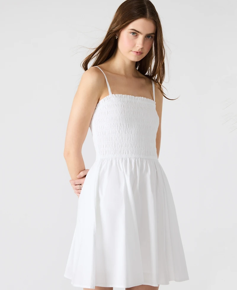Steve Madden Women's Smocked Fit & Flare Lotty Dress