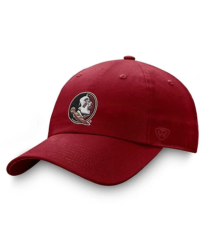 Top of the World Men's Garnet Florida State Seminoles Staple Logo Adjustable Hat