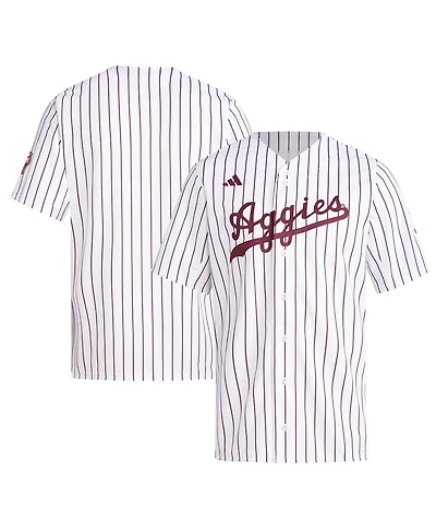 Adidas Men's White Texas A&M Aggies Replica Baseball Jersey