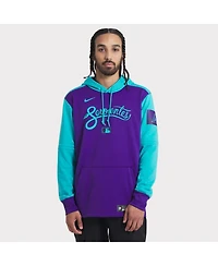 Nike Men's Purple Arizona Diamondbacks 2025 City Connect Authentic Collection Therma Pullover Hoodie