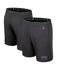 Colosseum Men's Charcoal Tcu Horned Frogs Forget Shorts