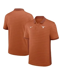 Nike Men's Texas Orange Longhorns 2025 Early Season Coaches Sideline Victory Stripe Performance Polo Shirt