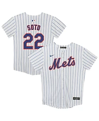 Nike Little Boys and Girls Juan Soto White New York Mets Home Game Jersey