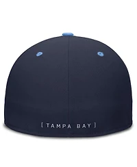 Nike Men's Navy/Light Blue Tampa Bay Rays True Primetime Two-Tone Performance Fitted Hat