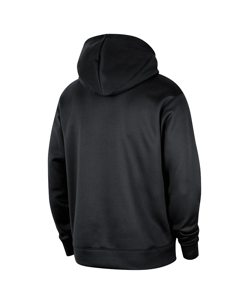 Nike Men's Black Toronto Raptors 2024/25 Spotlight On-Court Practice Performance Pullover Hoodie