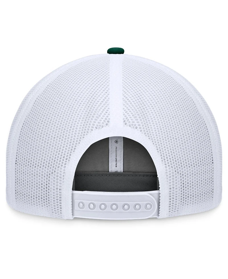 Top of the World Men's Gray/Green Michigan State Spartans Rob Trucker Adjustable Hat