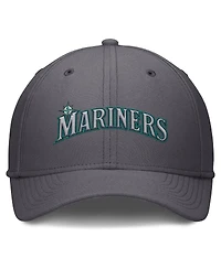 Nike Men's Gray Seattle Mariners Swoosh Performance Flex Hat