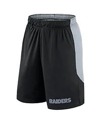 Fanatics Men's Black/Silver Las Vegas Raiders Launch Shorts