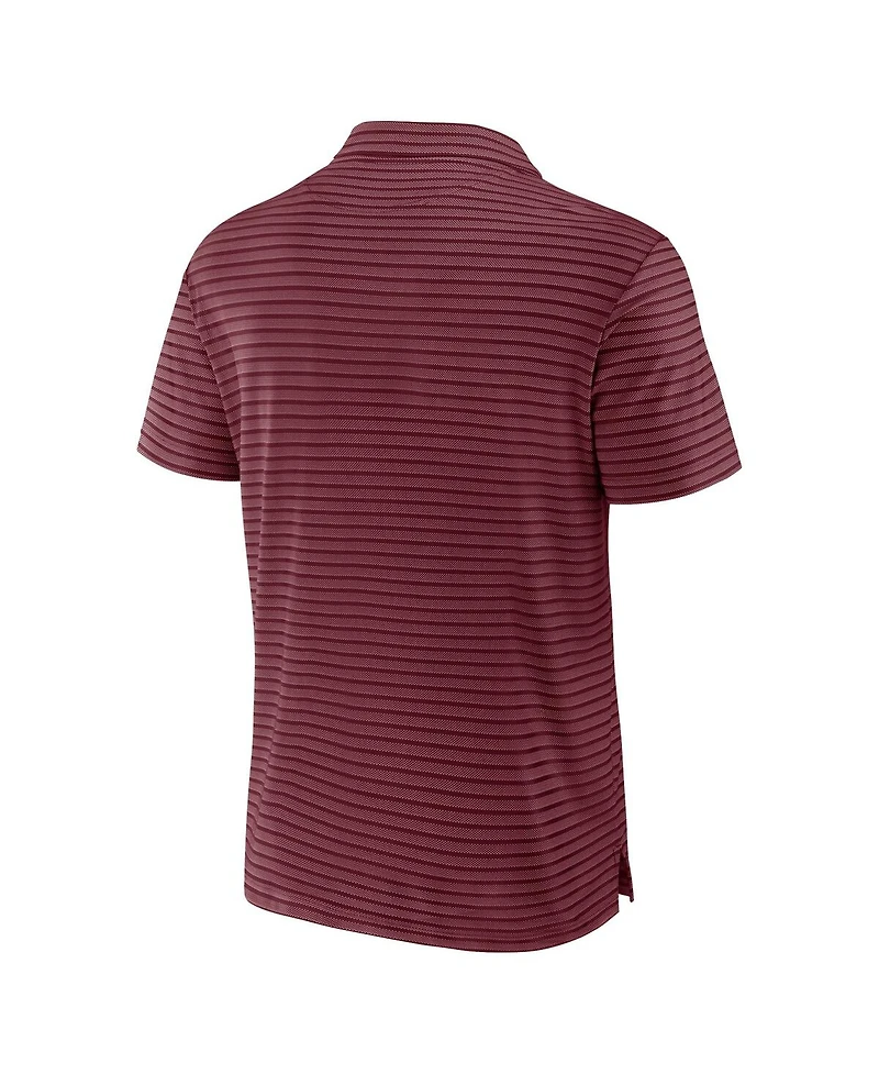 Fanatics Men's Maroon Texas A&M Aggies Victory Calls Stripe Polo Shirt