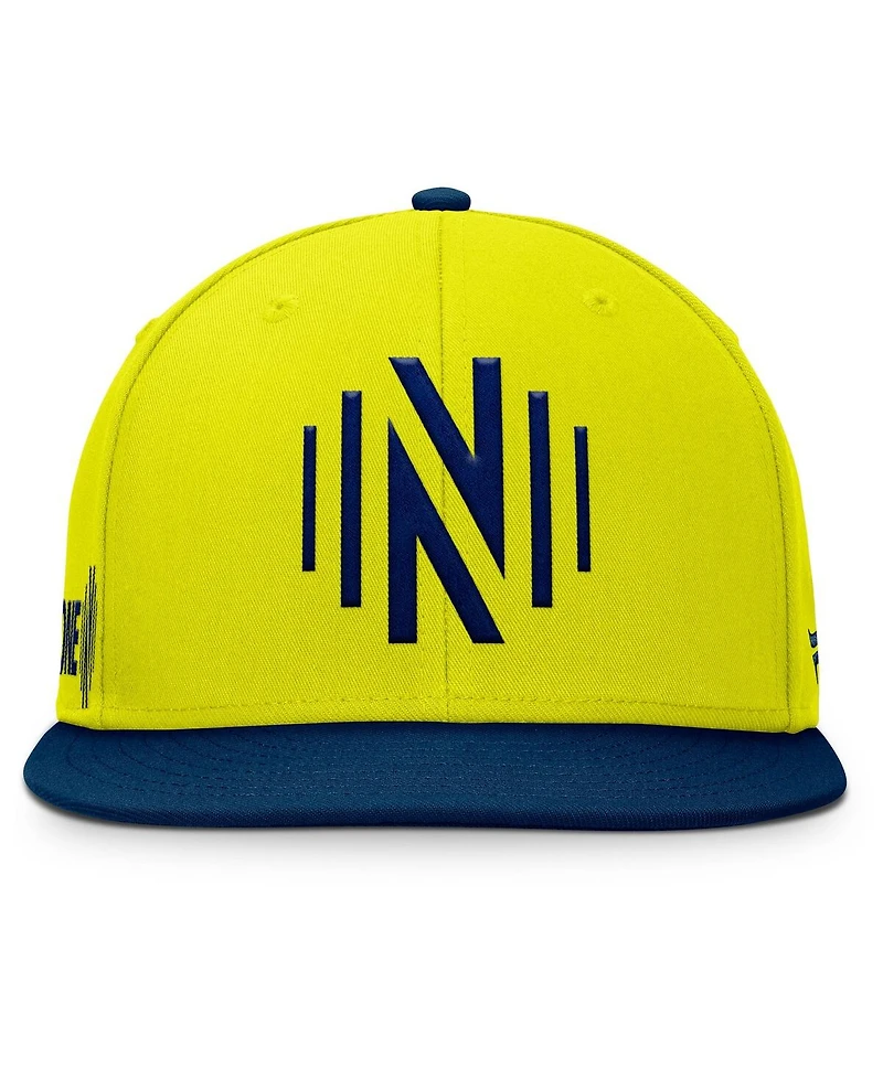 Fanatics Men's Yellow Nashville Sc Sitter Snapback Hat