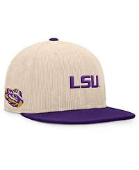 Fanatics Men's Tan Lsu Tigers Catcher Snapback Hat
