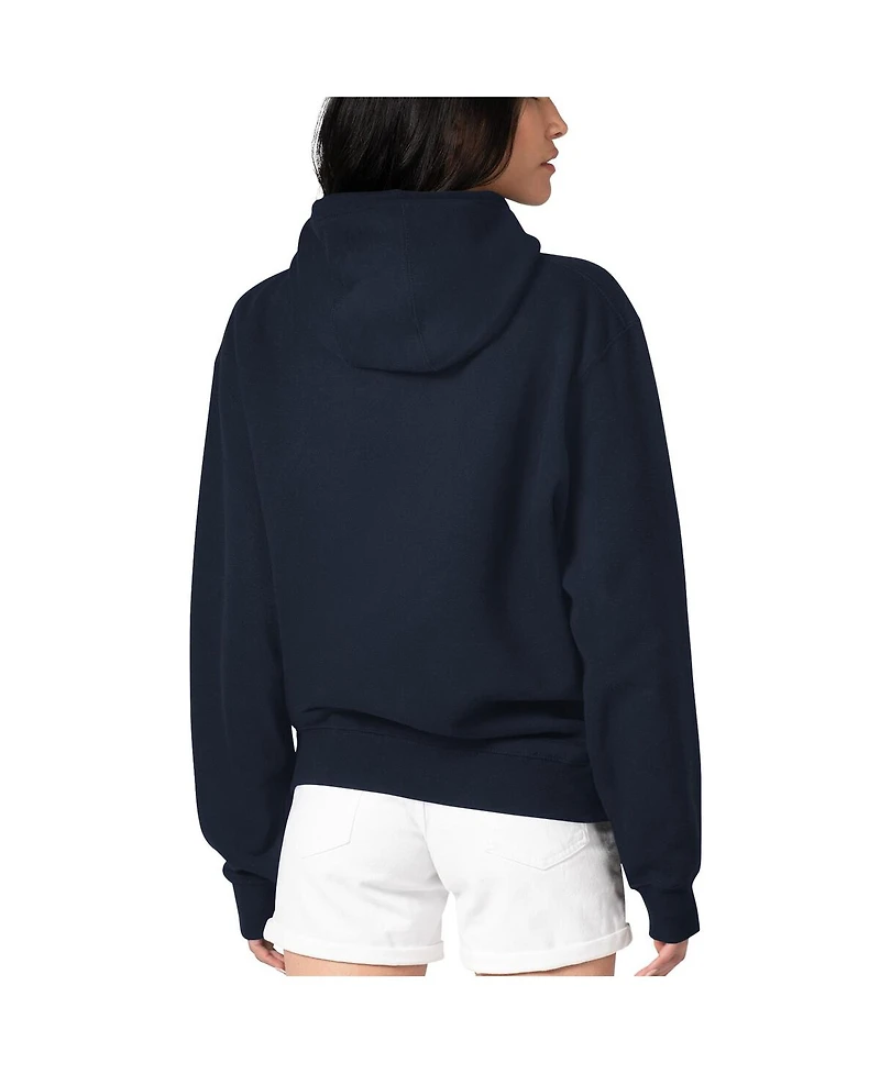 G-iii 4Her by Carl Banks Women's Navy Seattle Mariners Flowers Graphic Pullover Hoodie
